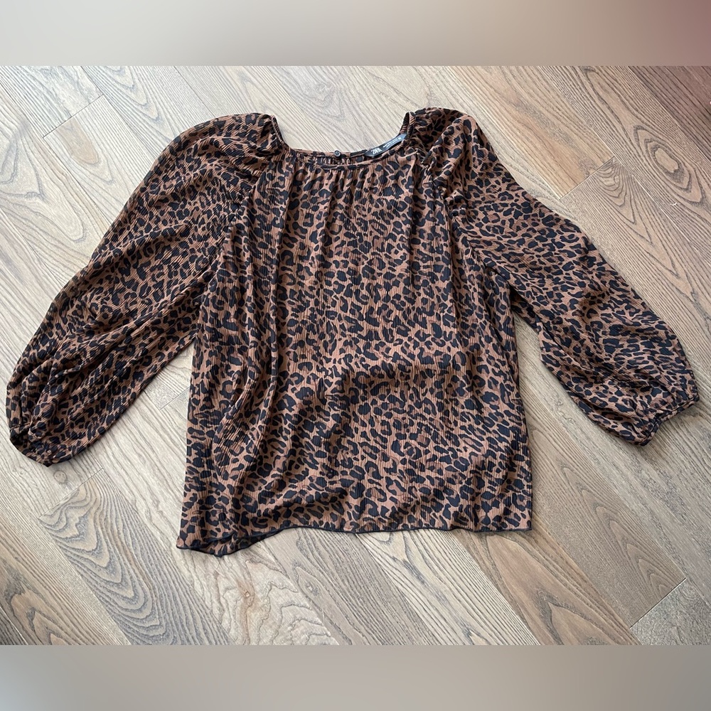 Leopard Zara Top